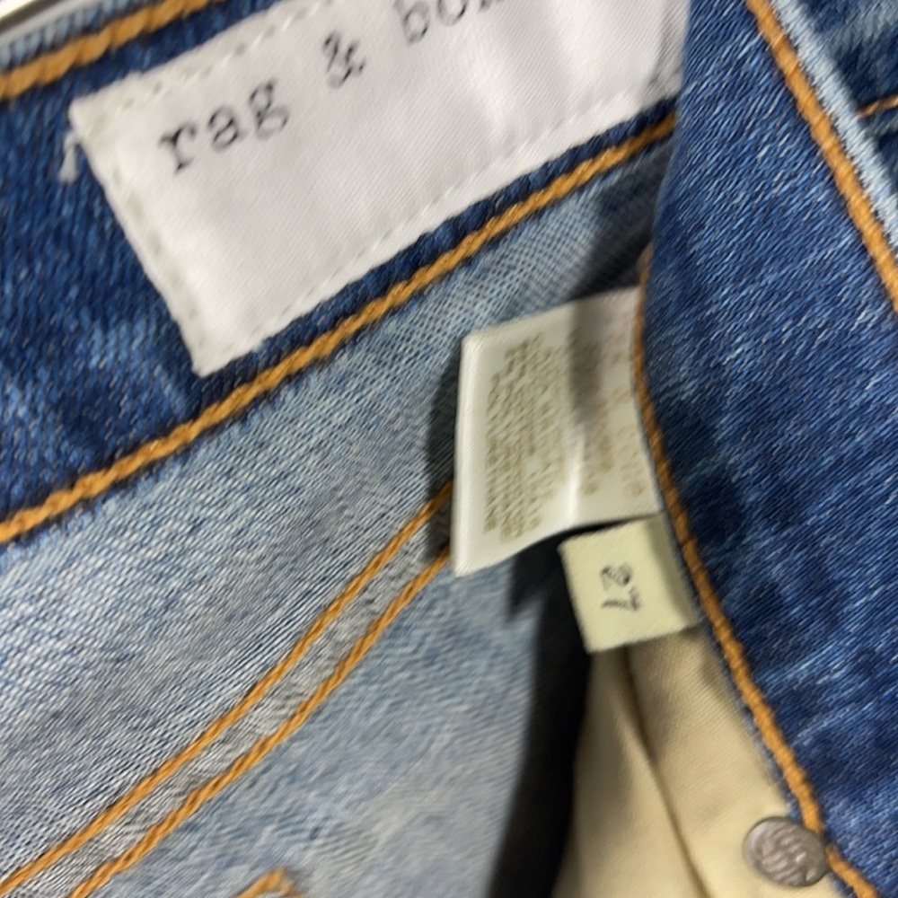New with tags thrashed Rag&Bone skinny jeans - Picture 4 of 5